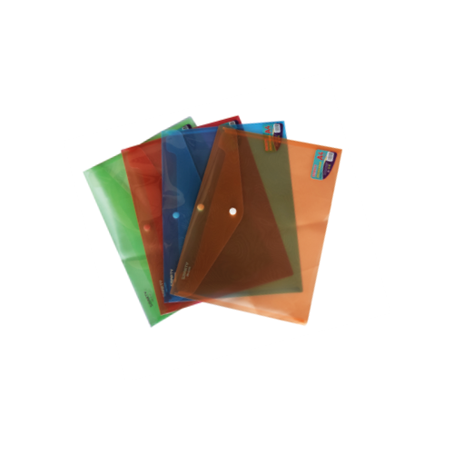 SOBRE PLASTICO SMARTY C/BROCHE A4 HORIZONTAL SM-H104