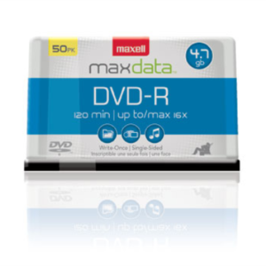 DISCO MAXELL DVD-R 4.7GB 16X BULK-50UD 638088