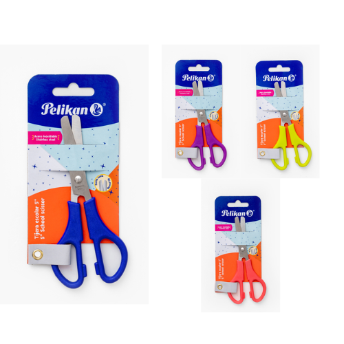 TIJERA PELIKAN ESCOLAR 5" INOXIDABLE 08000005