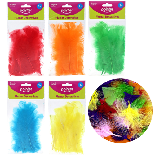 MANUALIDADES POINTER PLUMAS COL SURT ANC-1852