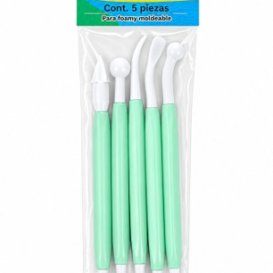 ESTILETES BARRILITO #2 P/FOAMY MOLDEABLE 5PCS 8737EST