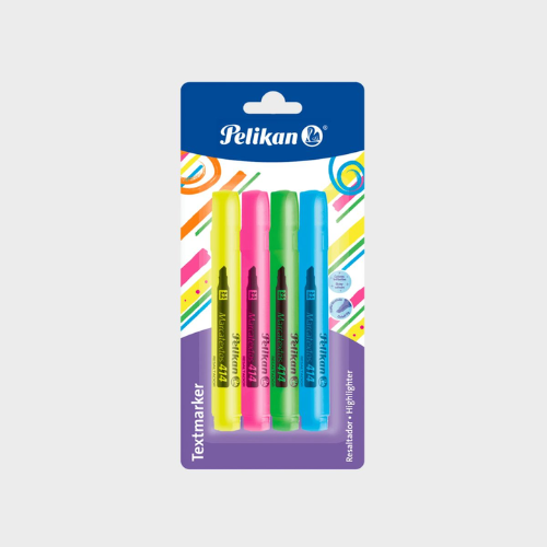 SET RESALTADOR PELIKAN 414 4COL AM/NJ/RS/VD 30161140