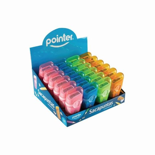 TAJADOR POINTER C/BORRADOR COL SURT ER-1809 RECTANGULAR