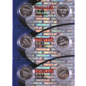 BATERIA MAXELL MICRO ALKALINA 1.5V LR44 PAR 3344