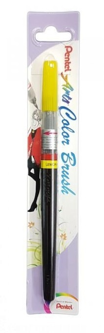 PINCEL PENTEL C/TINTA BRUSH BLT AMARILLO XGFL-105X
