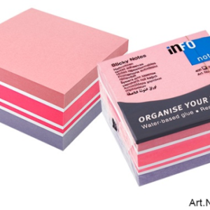 MINIBLOCK INFO NOTES 3X3" CUBO 400HJ PASTEL 5654-69