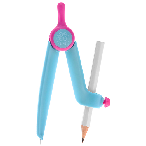 COMPAS BARRILITO ESCOLAR PLASTICO 100