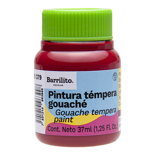 PINTURA BARRILITO TEMPERA GOUACHE 37ML CARMIN 379*