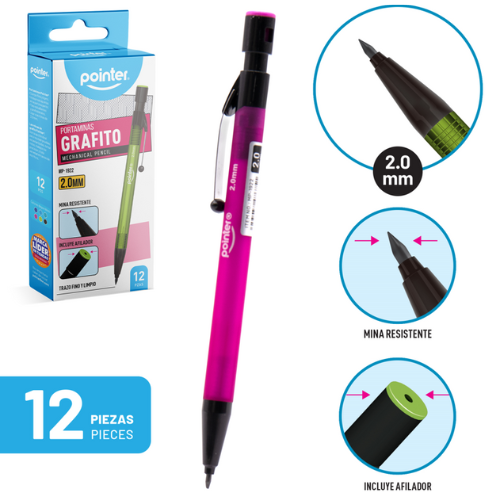 LAPIZ MECANICO POINTER 2.0MM MP-1922