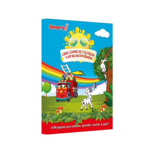 LIBRO COLOREAR SMARTY JUMBO ME DIVIERTO A LO GRANDE 184 PAG SMK-0118439
