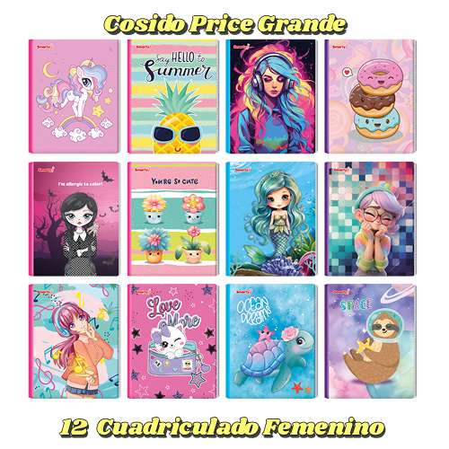 CUAD COS SMARTY GDE CDO T25 FEM 100HJ SMA/SMK-0310026 UNIDAD