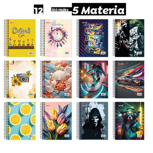 CUAD UNIV SMARTY 5MAT RAY T25 150HJ SMK-051501 UNIDAD