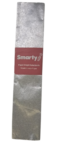 PAPEL CREPE SMARTY METALIZADO SMSH20-60 PLATEADO 50X200CM