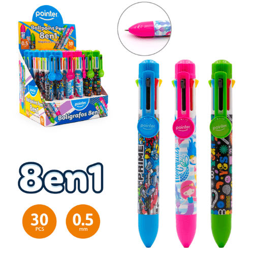 LAPICERO POINTER 8COL BP-99-9A