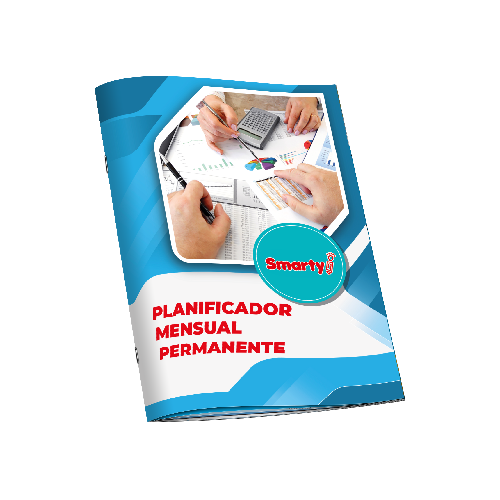 PLANIFICADOR SMARTY MENSUAL PERMANENTE 28PAG