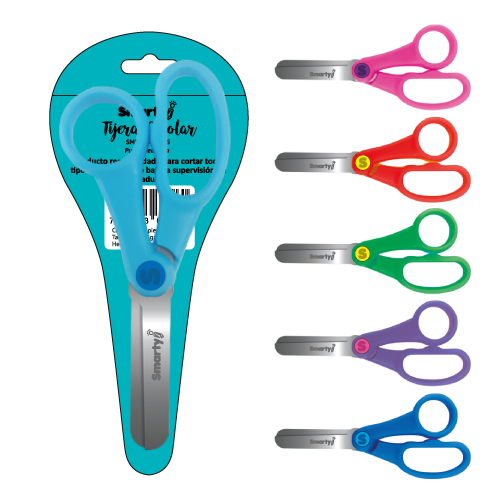 TIJERA SMARTY ESCOLAR  5" SMB-SAA25355