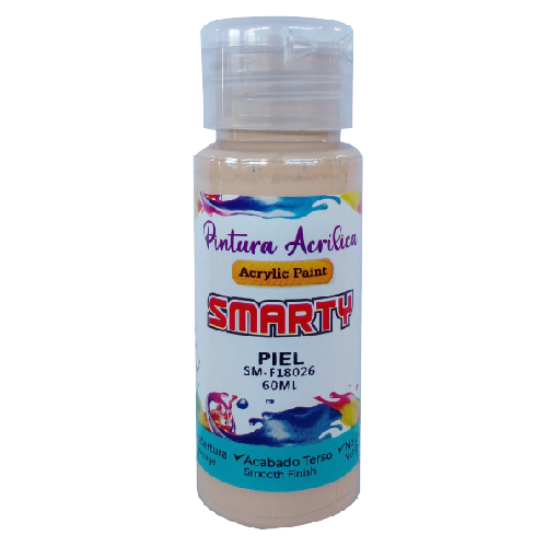 PINTURA SMARTY ACRILICA 60ML PIEL SM-F18026