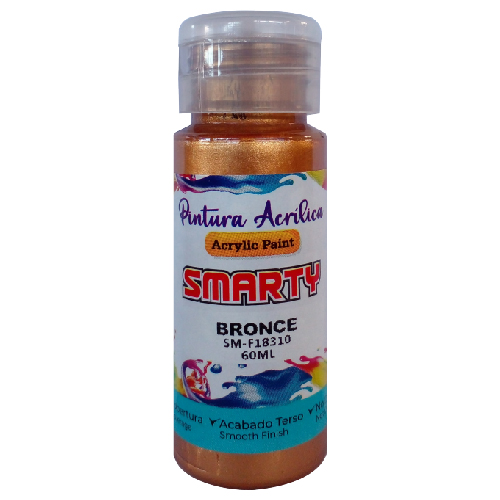 PINTURA SMARTY ACRILICA 60ML BRONCE SM-F18310