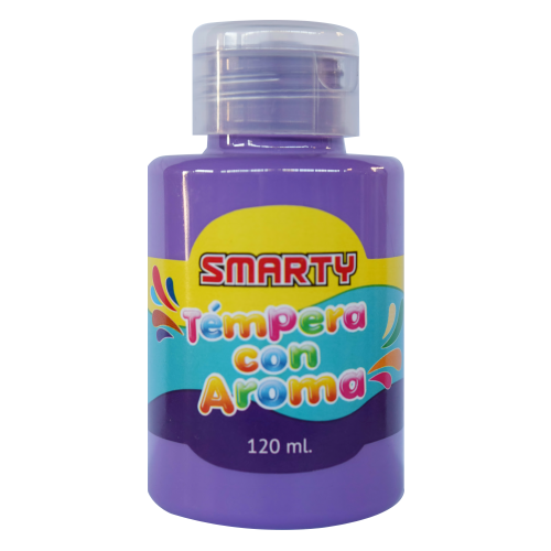 TEMPERA SMARTY VIOLETA C/AROMA 120ML SM-F28009