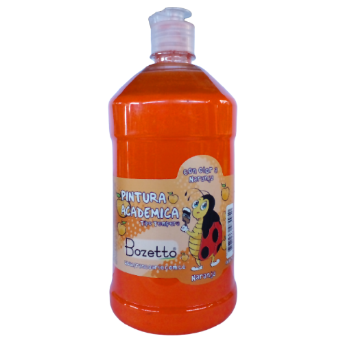 TEMPERA BOZETTO NARANJA C/OLOR NARANJA 1000ML 29007