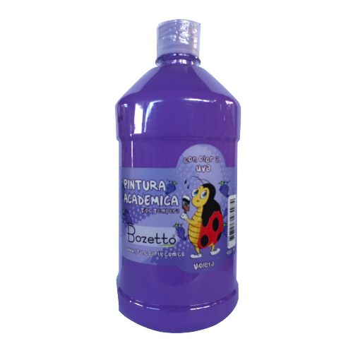TEMPERA BOZETTO VIOLETA C/OLOR UVA 1000ML 29009
