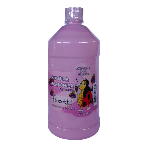 TEMPERA BOZETTO ROSADO C/OLOR FRUTOS SILVESTRES 1000ML 29017