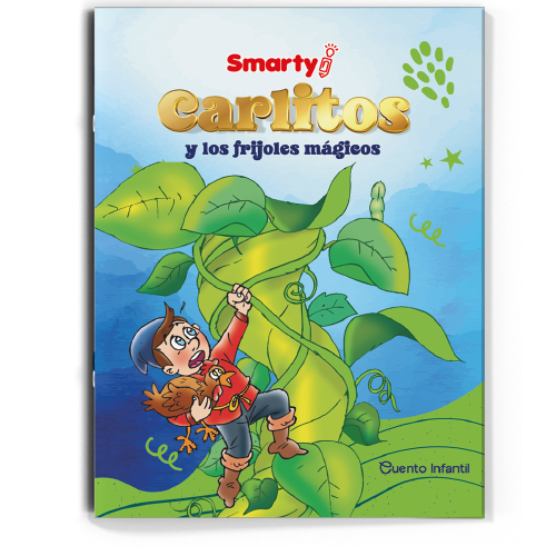 LIBRO MINICUENTO INFANTIL SMARTY: CARLITOS Y LOS FRIJOLES MAGICOS 12 PAG