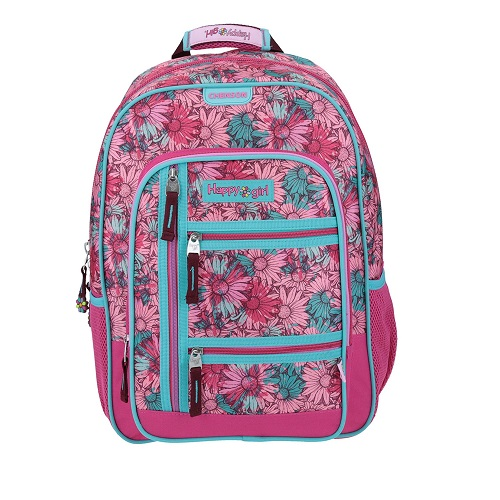 MOCHILA CHENSON HAPPY GIRL 17" CARAMEL P/TABLET HG64220-F A2