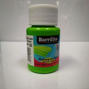 PINTURA BARRILITO ACRILICA 37ML AB324 VERDE LIMO