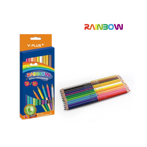 LAPICES COLOR Y-PLUS RAINBOW D/PUNTA TRIANGULAR 12/24 PC120900