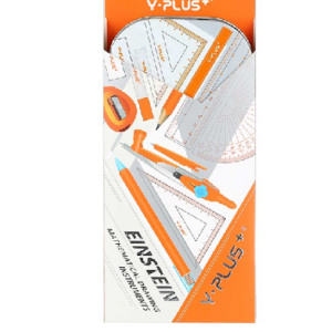 ESTUCHE GEOMETRICO Y-PLUS EINSTEN METALICO 11PCS MS140400