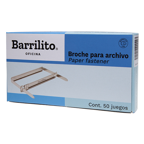 FASTENER METALICO BARRILITO 80MM CJ-50 UDS B946