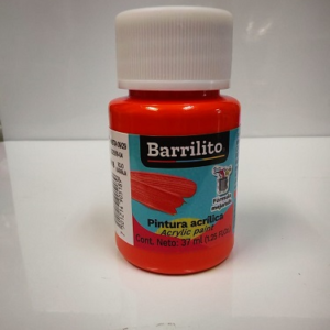 PINTURA BARRILITO ACRILICA 37ML AB316 NARANJA