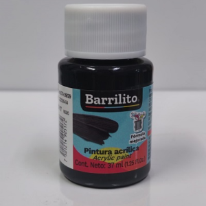 PINTURA BARRILITO ACRILICA 37ML AB317 NEGRO