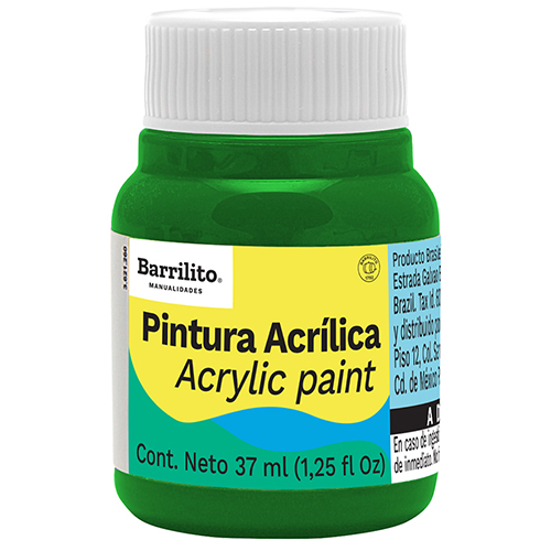 PINTURA BARRILITO ACRILICA 37ML AB323 VERDE PASTO
