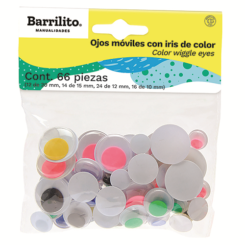 MANUALIDADES BARRILITO OJITOS IRIS COLORES BL-66UD E003