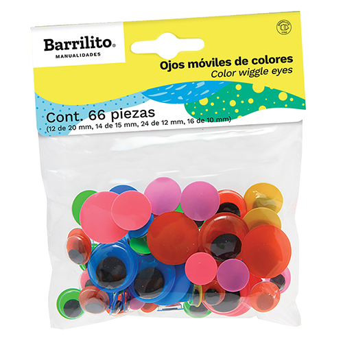 MANUALIDADES BARRILITO OJITOS COLORES BL-66UD E004