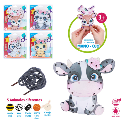 JUEGO DIDACTICO POINTER P/AMARRAR SURTIDO EDU-24107