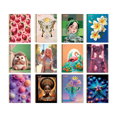 CUAD UNIV SMARTY EMBOZADO T26 80HJ RAY FEM SMA-05801106 UD