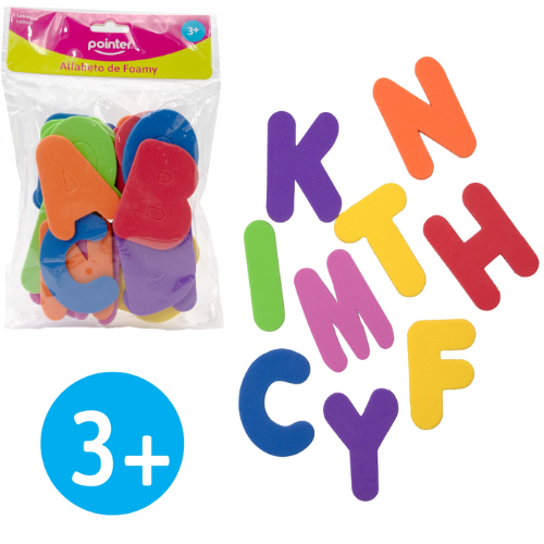 FIGURA POINTER FOAMY ALFABETO LF-EVA04