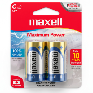 BATERIA MAXELL ALKALINA C LR14 1-PAR 723320